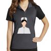Women's Colorblock Micropique Sport Wick ® Polo Thumbnail